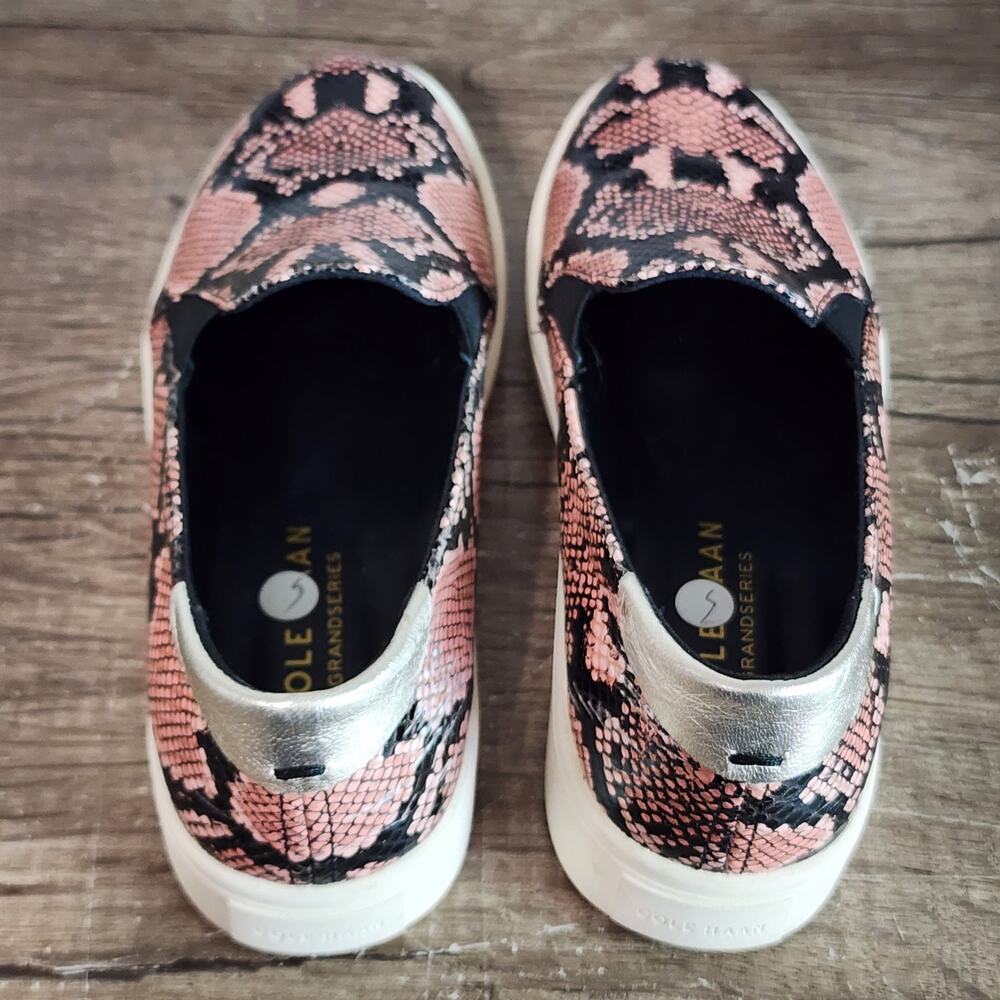 Cole Haan Grandpro Spectator Slip-On Women's Shoes Size 5 Snakeskin Pattern - Picture 8 of 9